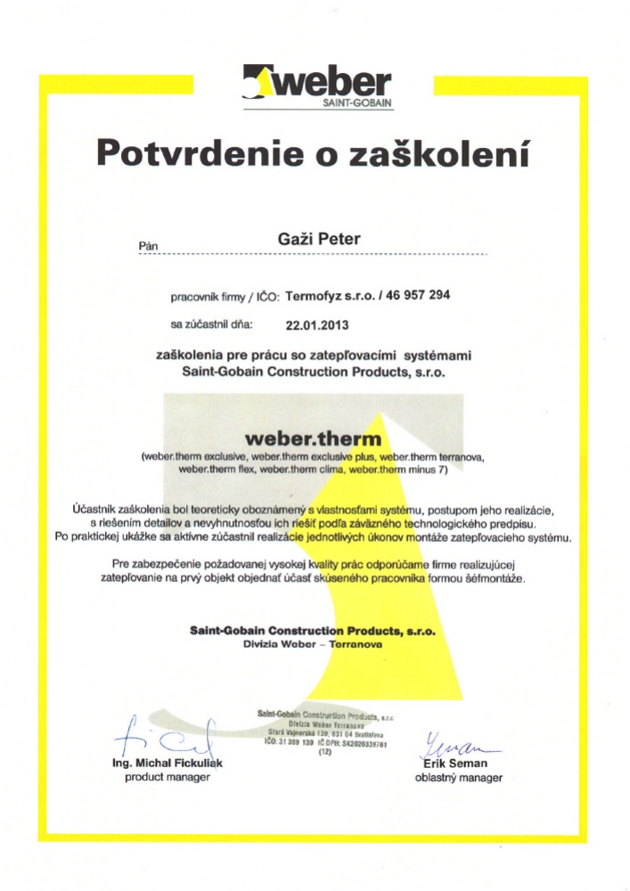 Certifikáty